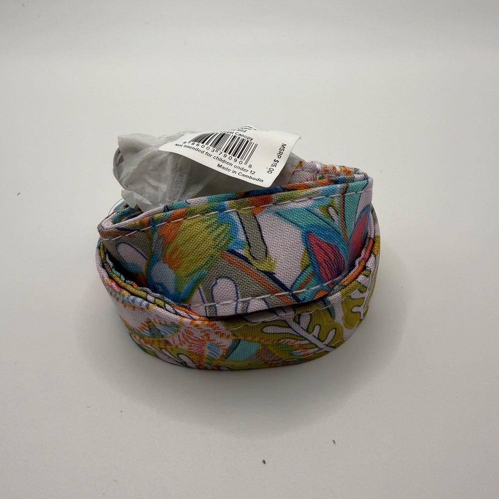 Retired Vera Bradley Wide Lanyard Rain Forest Canopy‎ Floral Multicolor NWT